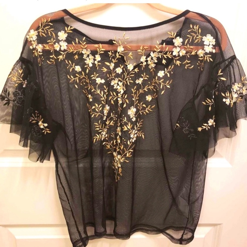 STUNNING Express embroidered fairy top!!! MINT CONDITION!! - Picture 4 of 10